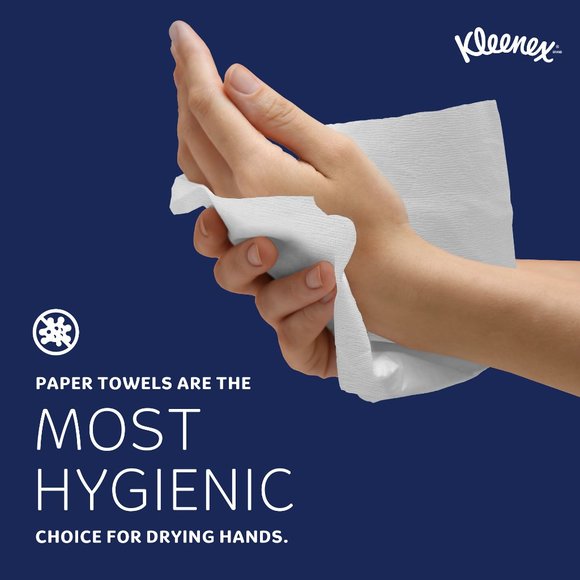 Kleenex Multifold Paper Towels (02046), 1-Ply, 9.2" x 9.4" sheets, White, (150 S - Picture 8 of 11